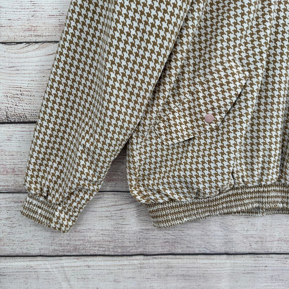 Vintage Sunderland of Scotland Houndstooth Weathebeater Pullover Womens M Brown - Picture 4 of 9